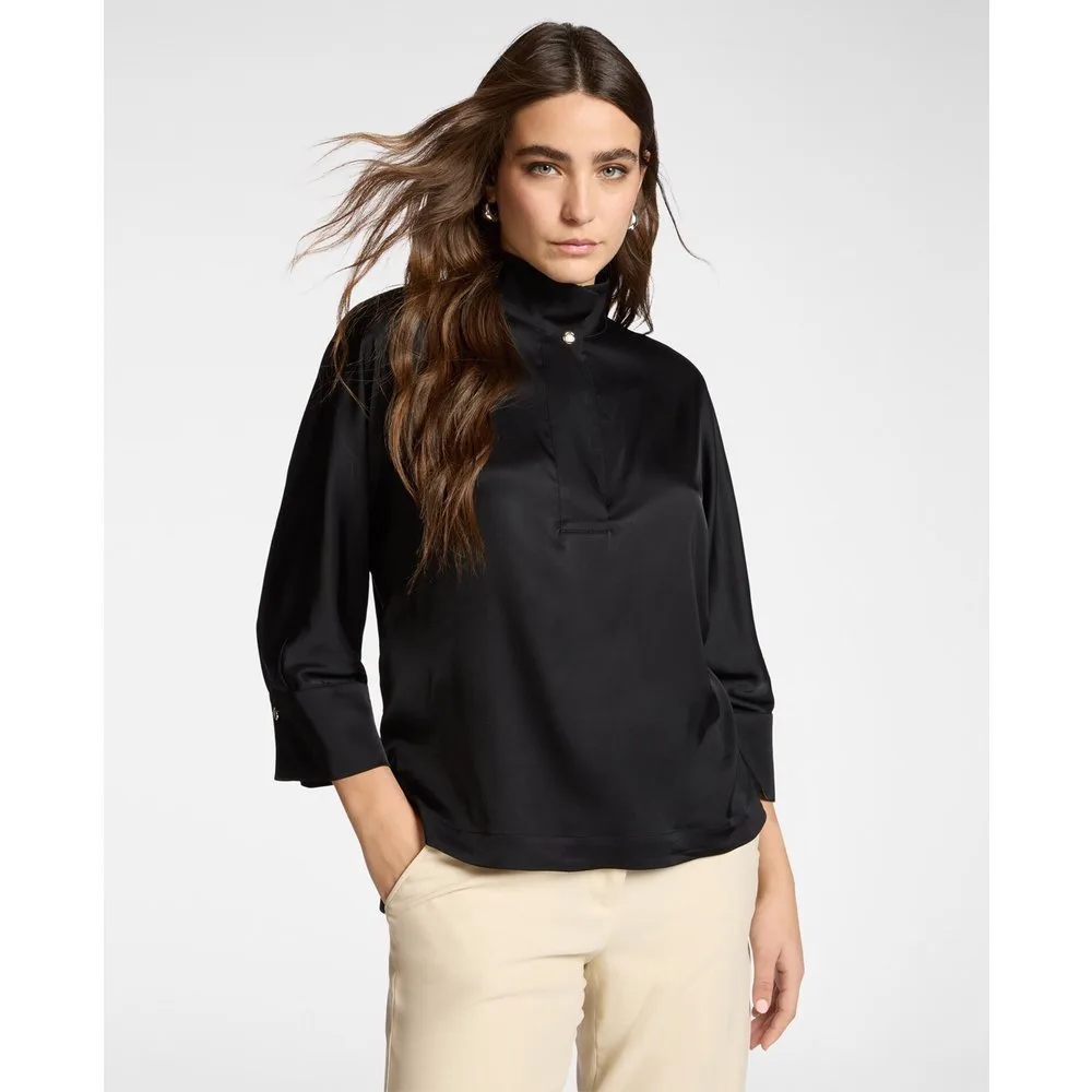 Camisa de mujer de satén oversize - Elena Miró - FashionsVida