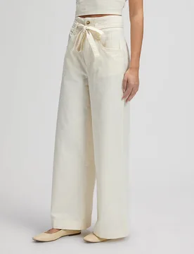 Pantalones de mujer ancho de corte palazzo - Lee - FashionsVida