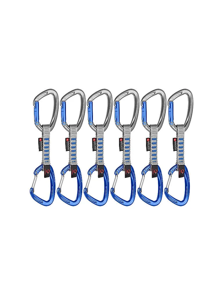 Er Pack Crag Keylock Wire 10 cm Indicator Express Set silber B - Mammut - FashionsVida