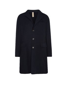 Abrigo de lana azul oscuro 54