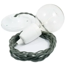 Cables Suspension Luminaire Tc63 Diy 2 M Greyish Green / White One Size
