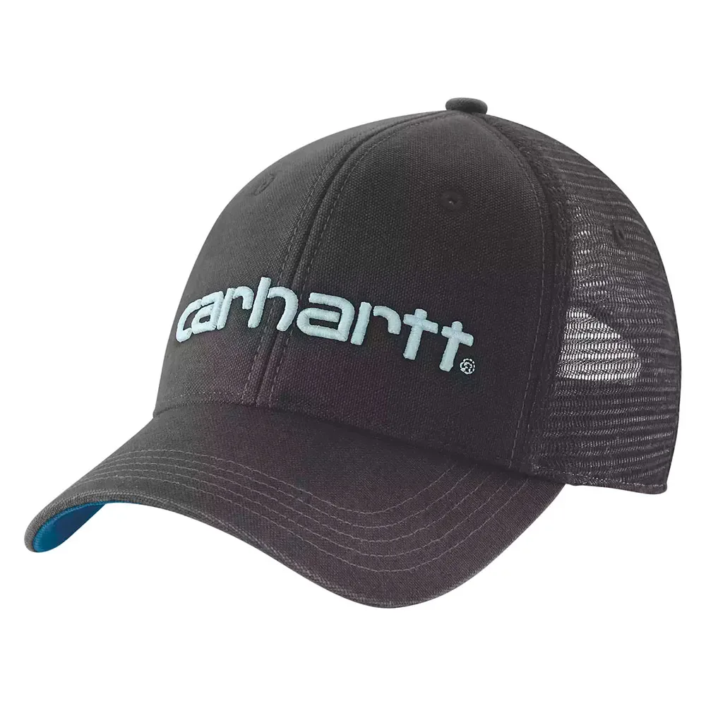 Casquette Dunmore Logo Black / Dark Horizon Blue One Size - Carhartt - FashionsVida