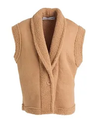 Borreguito y pelo ecológico Mujer Camel M,S Mujer