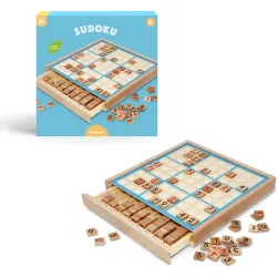 Juego de mesa Sudoku de madera