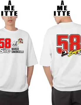 Marco Simoncelli Tiger 58 GP Race T-Shirt Men Short Sleeve Hip Hop Boy Casual Tees Mountain Adventure Motorcycle Riding Tops - Aliexpress - FashionsVida