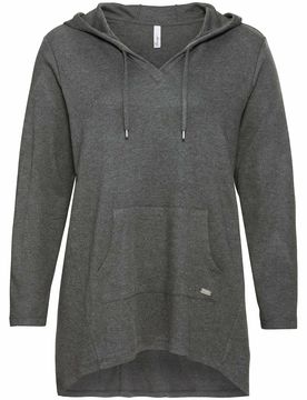 SHEEGO Sudadera gris moteado