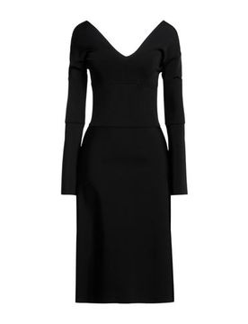 Midi-Kleid Damen Schwarz L,M,S Damen