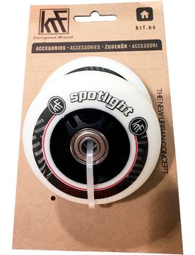 Acc pat rueda spotlight led 72-85a 2u ruedas skate Azul (UNICA)