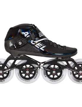 Patins En Ligne Accel Race 100 Black EU 45 Homme
