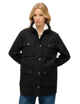 Superdry Giacca Wax Black M