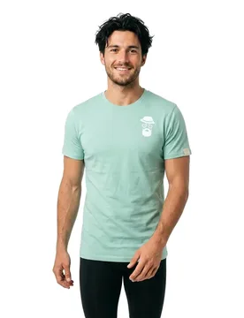 Maglietta A Maniche Corte 806202 Dusty Mint - EXCELSIOR - FashionsVida