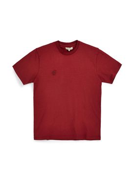 T-shirt in cotone rossa con logo pt-m-t-9069 XL