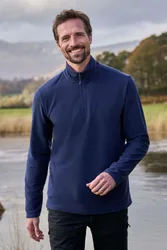 Camber II Mens Half-Zip Fleece - Navy - Navy - Size: L