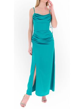 Abito con spalline TURCHESE S