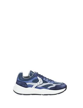 Sneakers con inserti BLU 46