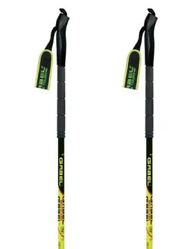 Bâtons Mezzalama Black / Yellow 135 cm Homme