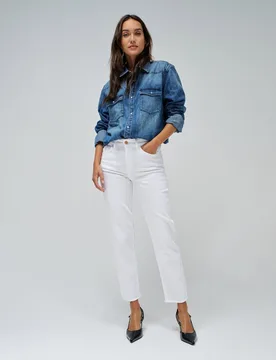 Vaqueros pitillo True cropped slim de mujer - Salsa Jeans - FashionsVida