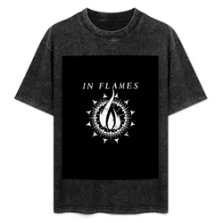 White Flame T-Shirt Basic Plain Tee for Spring and Summer