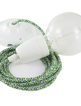 Cables Suspension Luminaire Rx05 Pixel Diy 50 Cm Green / White One Size - Creative - FashionsVida
