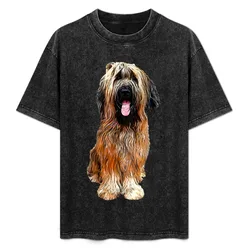 Briard Cuteness T-Shirt Stain Resistant Casual Tee