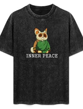 Shifu inner peace T-Shirt Big Size Short Sleeve Casual Top - Aliexpress - FashionsVida