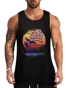 Wing Foiling Vintage Surfing Gift Tank Top Minimal Print Tank Top Simple Graphic Sleeveless - Aliexpress - FashionsVida