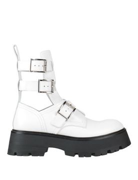 Botines de caña alta Mujer Blanco 40 Mujer