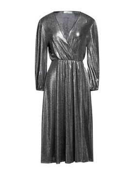 Vestido midi Mujer Gris 34,38 Mujer