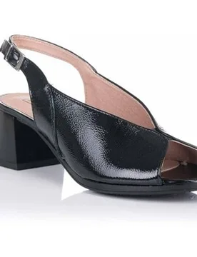 Keilabsatzsandalen Sandale Mit Absatz – Lackleder 38 - Pitillos - FashionsVida