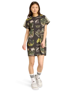 X Farm Dress Donna - Vestiti Nero - Taglia M (38-40) - Jersey di cotone M (38-40) - Adidas - FashionsVida