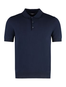 Classic Knit Cotton Polo Shirt