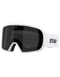 Skibrille G002S Matte White Smoke aus Wolle Weiß