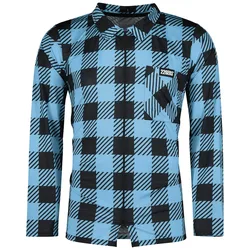 Maillot à Manches Longues Plaid Cycling