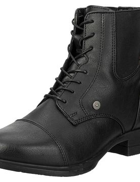 Stiefeletten NOVA BackZip Lace Vegan, black 29