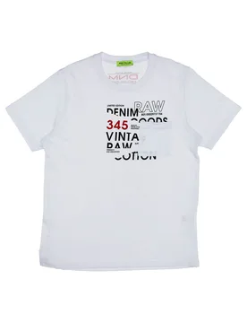 T-Shirt Max Dillan Man081 Bianca L - MAX DILLAN - FashionsVida