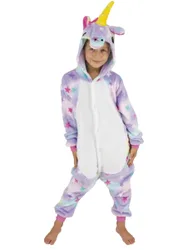 Einhorn-Kinderkostüm Overall bunt