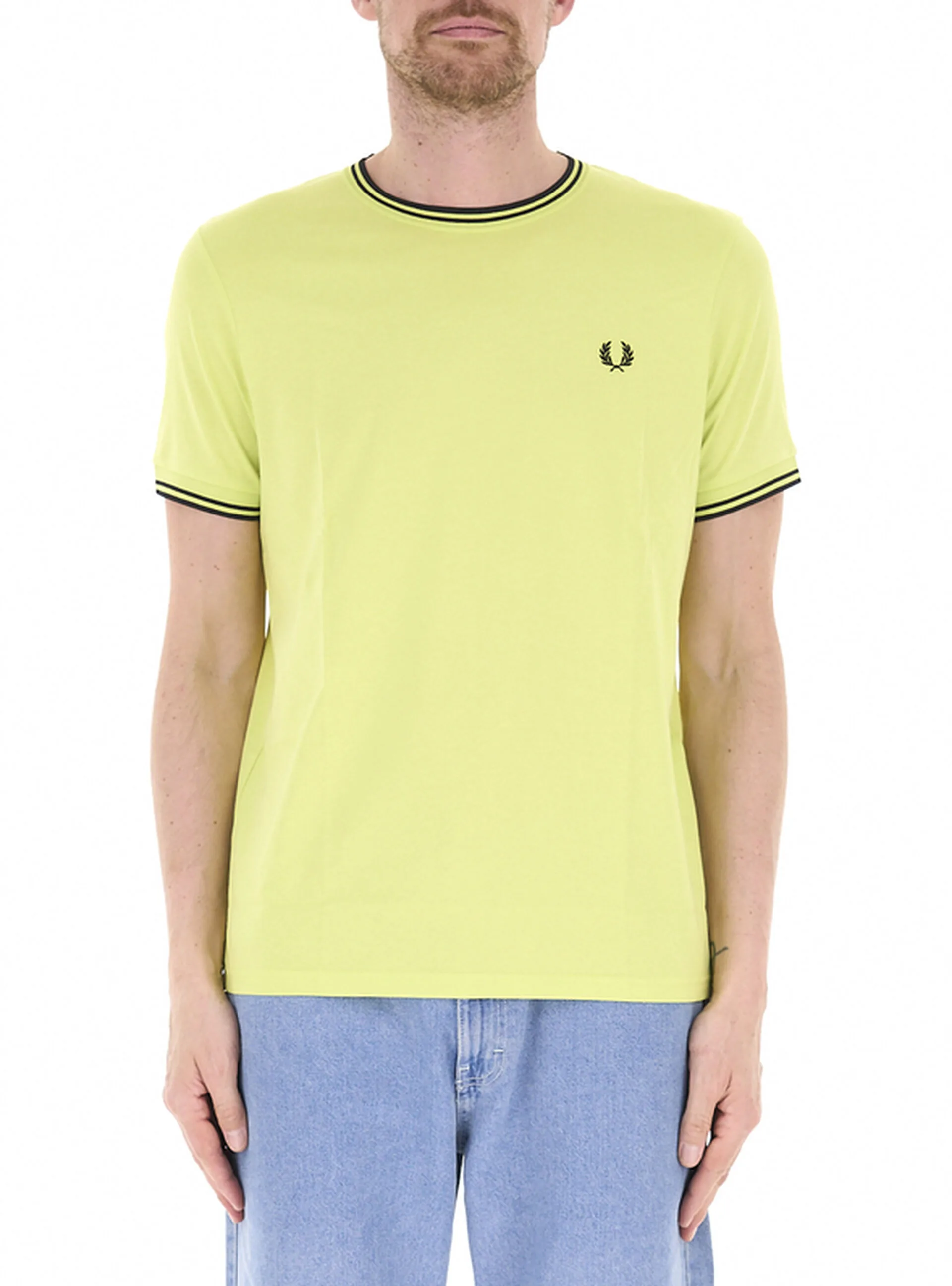 T-shirt girocollo VERDE LIME XL - Fred perry - FashionsVida