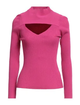 Rollkragenpullover Damen Fuchsia S,XL,XS Damen - LIU •JO - FashionsVida