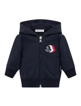 Moncler Jr Felpa Con Zip