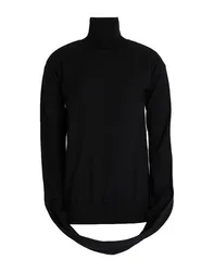 Rollkragenpullover Damen Schwarz 30,32,34,36,38,40 Damen
