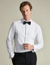 Wing Collar Marcella Bib Front Evening Shirt White male