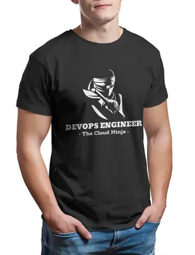 Devops Engineer The Cloud Ninja Funny software engineer Unisex T-Shirt for Men 100% Cotton Awesome printed Tees Clothes Adult - Aliexpress - FashionsVida