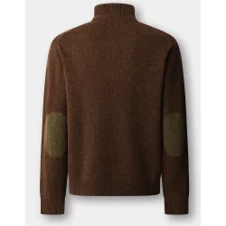 Jersey de lana merino con cremallera