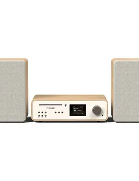 Radio Cd Classic Stereo White / Oak One Size unisex