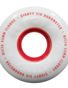 Roues De Skateboard Clouds Red 53 mm unisex