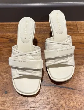 Dior White Revolution Sandals - Dior - FashionsVida
