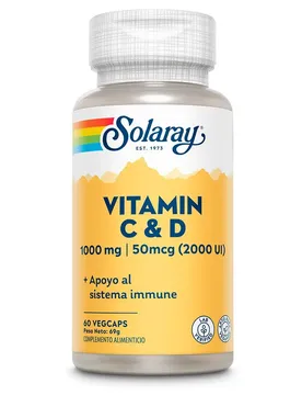Vitamine C 1000mgr + D 2000ui 60 Unités