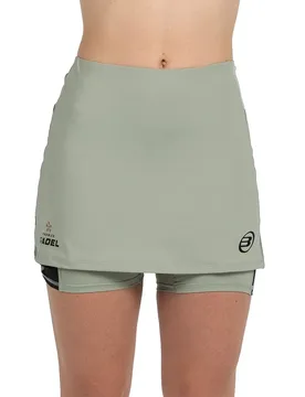 Bullpadel Portoa Skirt Eucalipto M - Bullpadel - FashionsVida