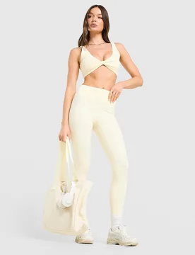 Womens Leggings Sculpt - Giallo, giallo giallo Donna taglia M - DAILYSZN - FashionsVida