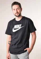 Swoosh Futura Mens T Shirt In Black Jersey - Size Medium